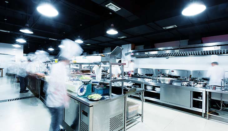 commercial kitchen