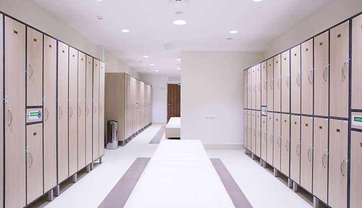 commercial locker room